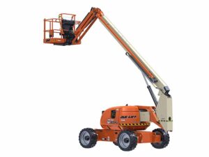 Артикулираща вишка под наем JLG 600AJ - Прецизна машина за работа на височина до 20.4 метра. Максимална товароподемност 230 кг. Гъвкавост и точност при задачи на височина. Идеална за строителство, поддръжка и недостъпни места